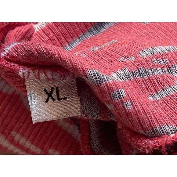 Whimsygoth Y2K Rock Glam Ribbed Rhinestone 2000s Top XL Boho Phoebe Buffay Style - Picture 6 of 6